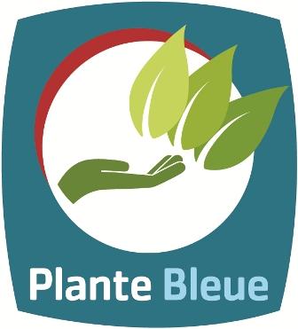 label plante bleue