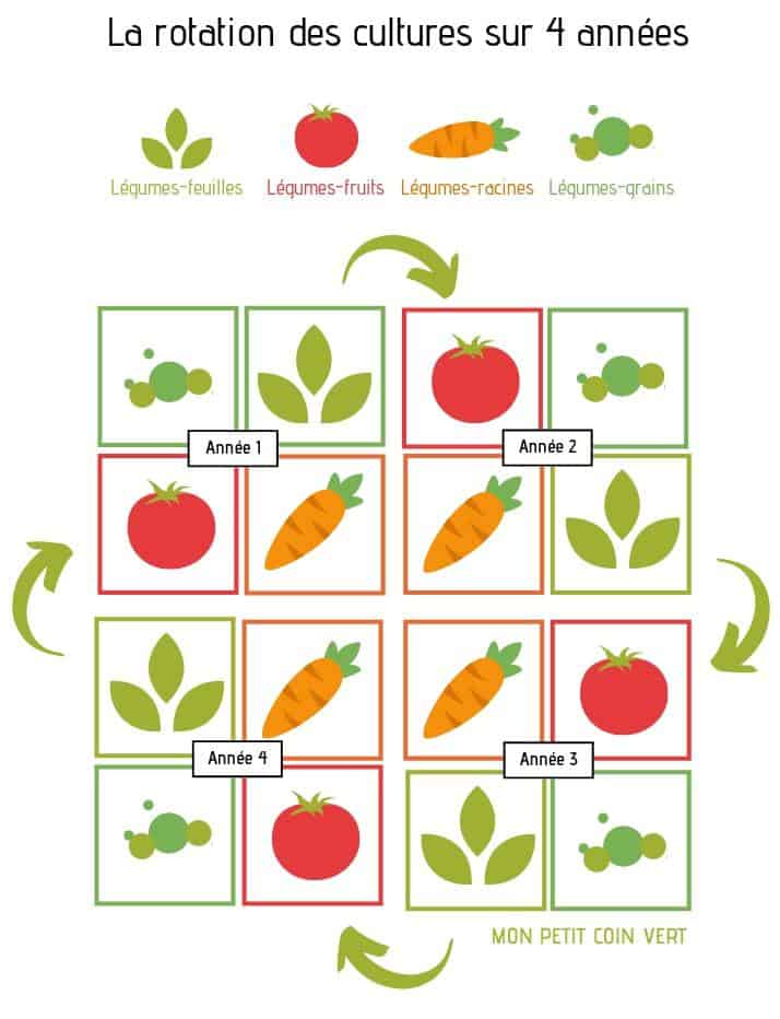 rotation plantes jardin