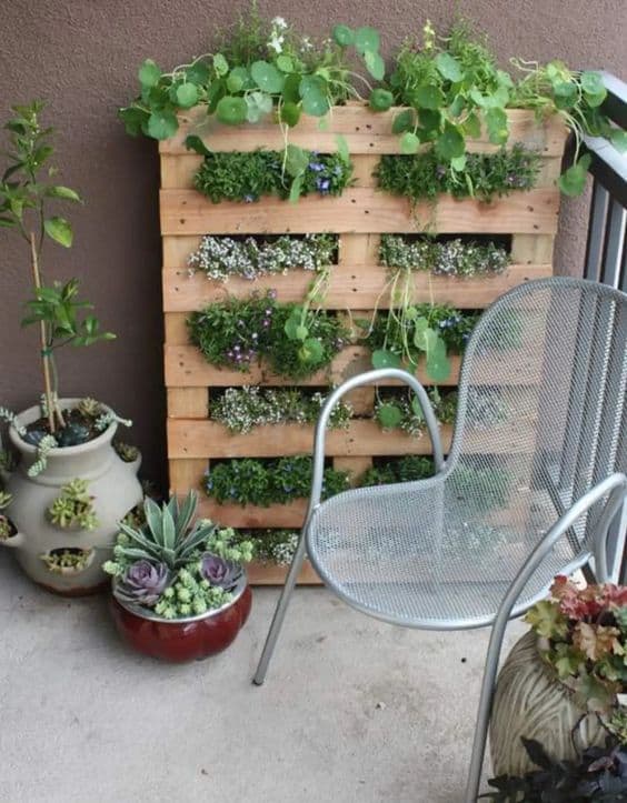 jardin en palette jardin en palette