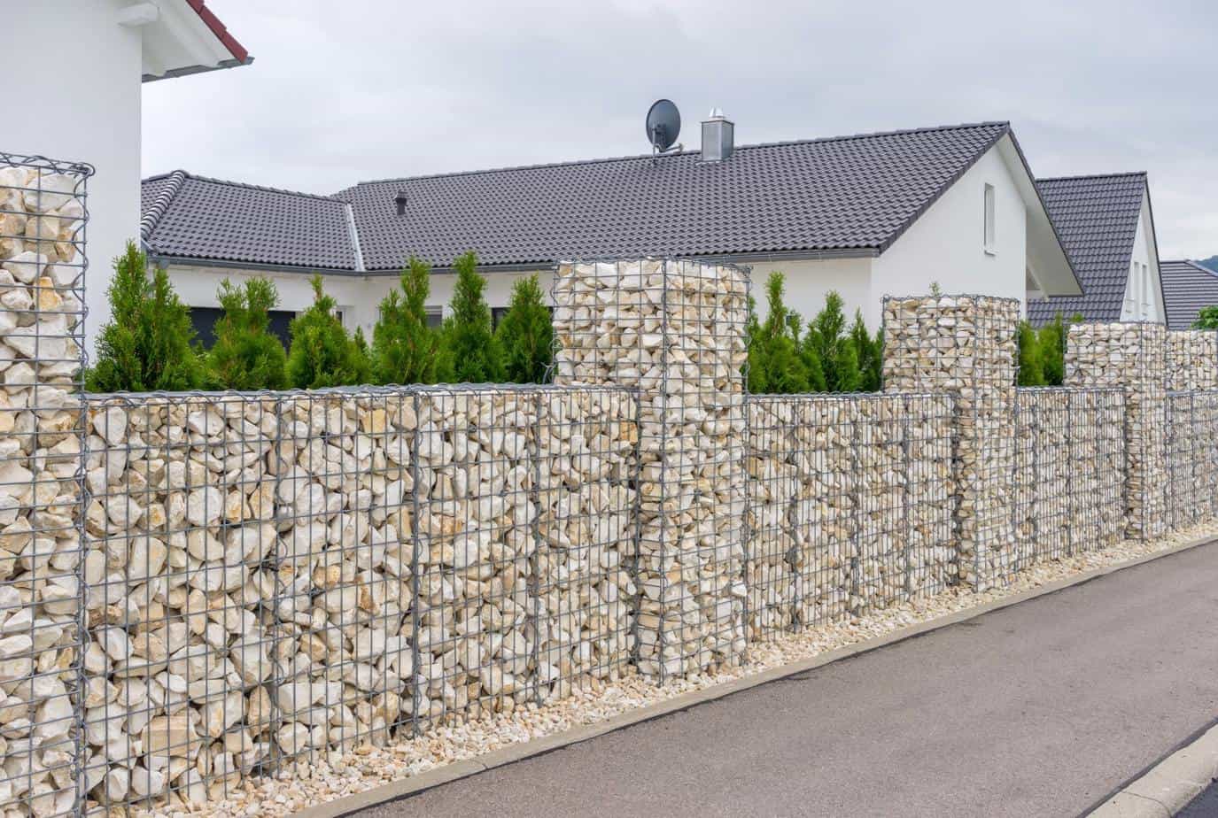 Photo clôture gabion 