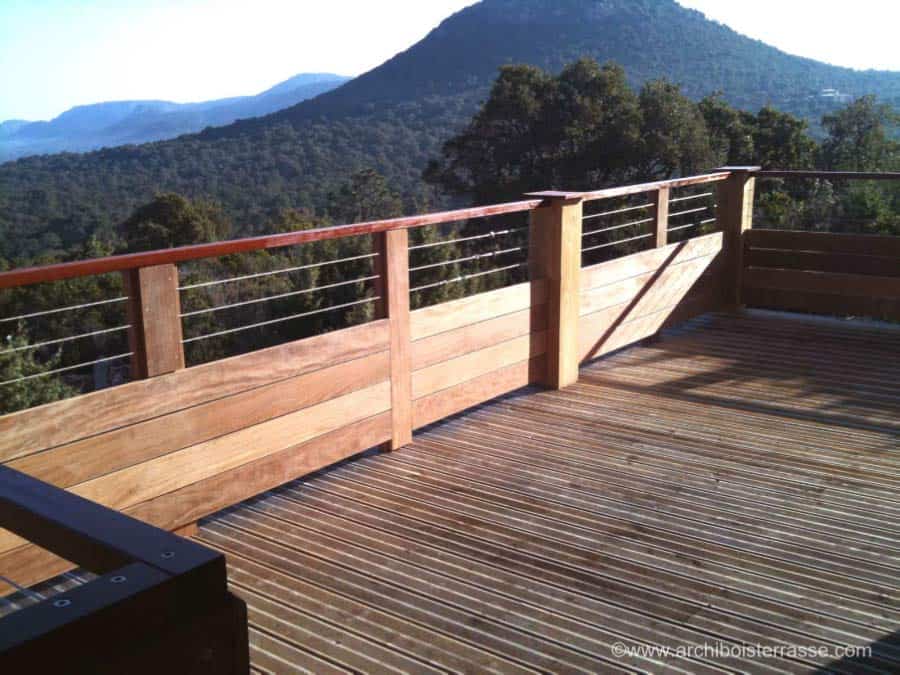 garde corps terrasse bois garde corps terrasse bois