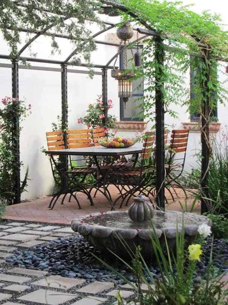 pergola en fer