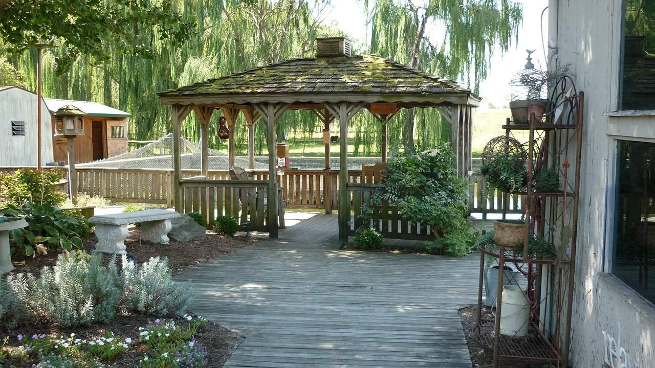 Kiosque de jardin