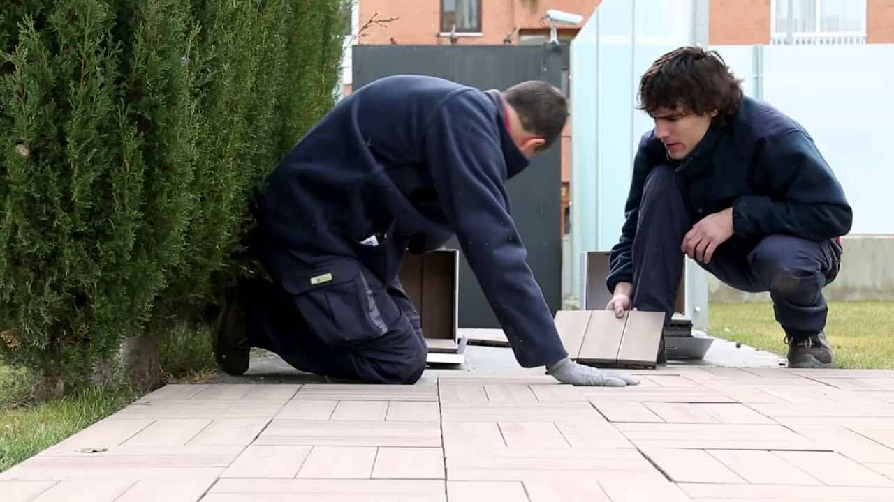 dalles clipsables pour terrasse