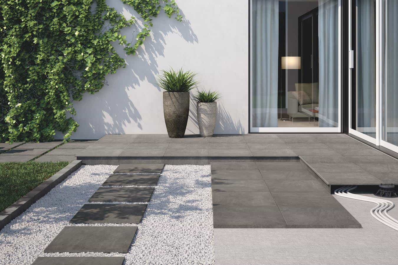 photo terrasse en béton