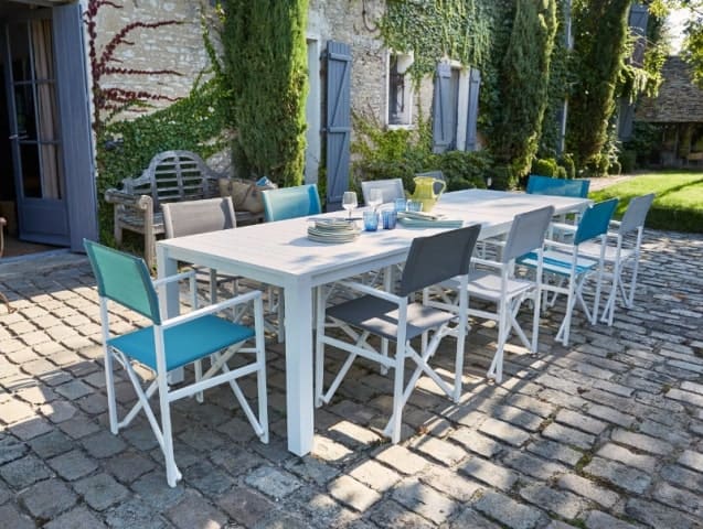 exemple de terrasse maçonnée ensoleillé