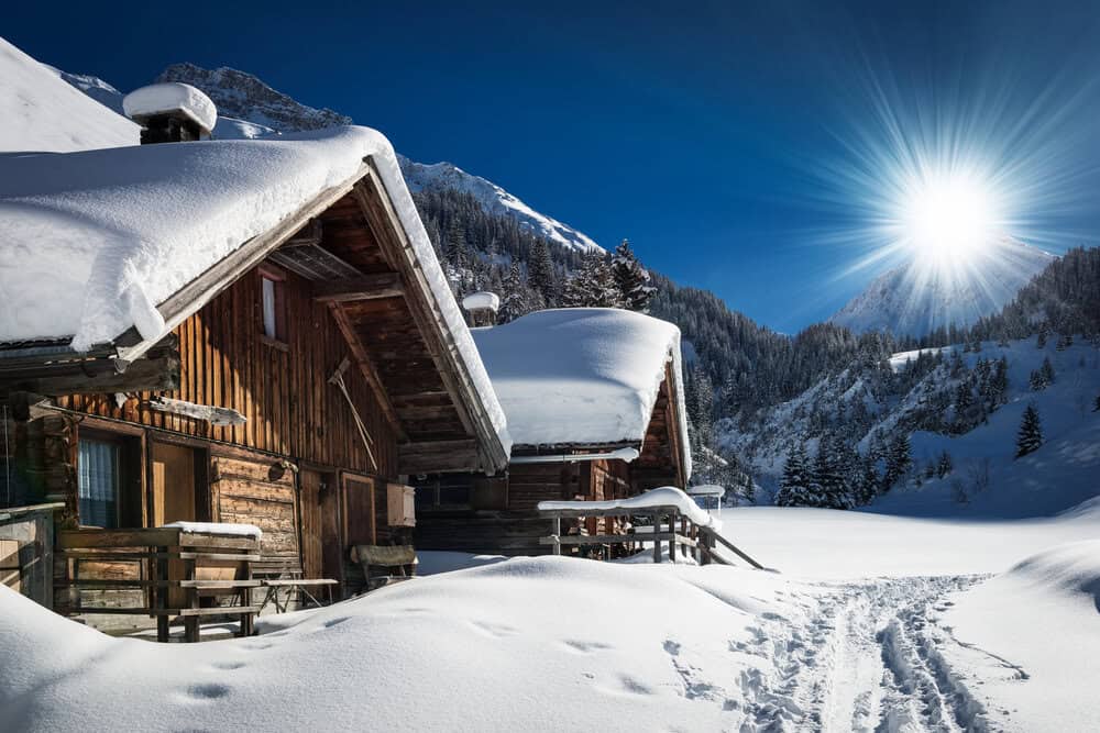 Chalet en bois extension